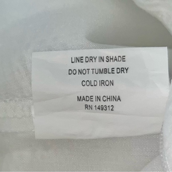 Saints Secrets White Romper Long Sleeve Boho Ruffle Surplice V Neck Size Small - Picture 11 of 11